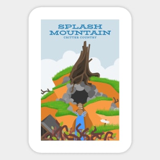 Splash Mountain Sticker